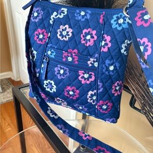 Vera Bradley Blue Floral Crossbody Bag